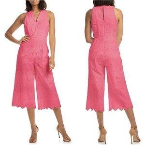 Trina Turk Flame Jumpsuit in Cosmo Pink Size 8 NEW